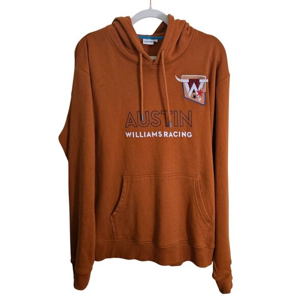 Williams Racing Rare 2023 Formula1 Racing Austin Burnt Orange Hoodie Size L - Picture 2 of 14